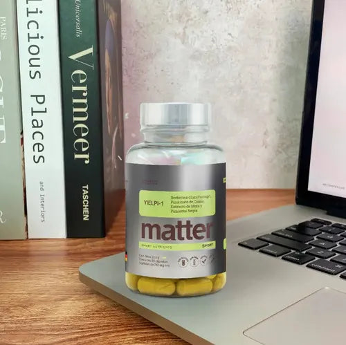 You Matter Yielpi-1 Berberina GlucoVantage | 750 mg | 30 Cápsulas | Equilibrio Metabólico y Control del Apetito | Suplemento Alimenticio