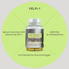 You Matter Yielpi-1 Berberina GlucoVantage | 750 mg | 30 Cápsulas | Equilibrio Metabólico y Control del Apetito | Suplemento Alimenticio