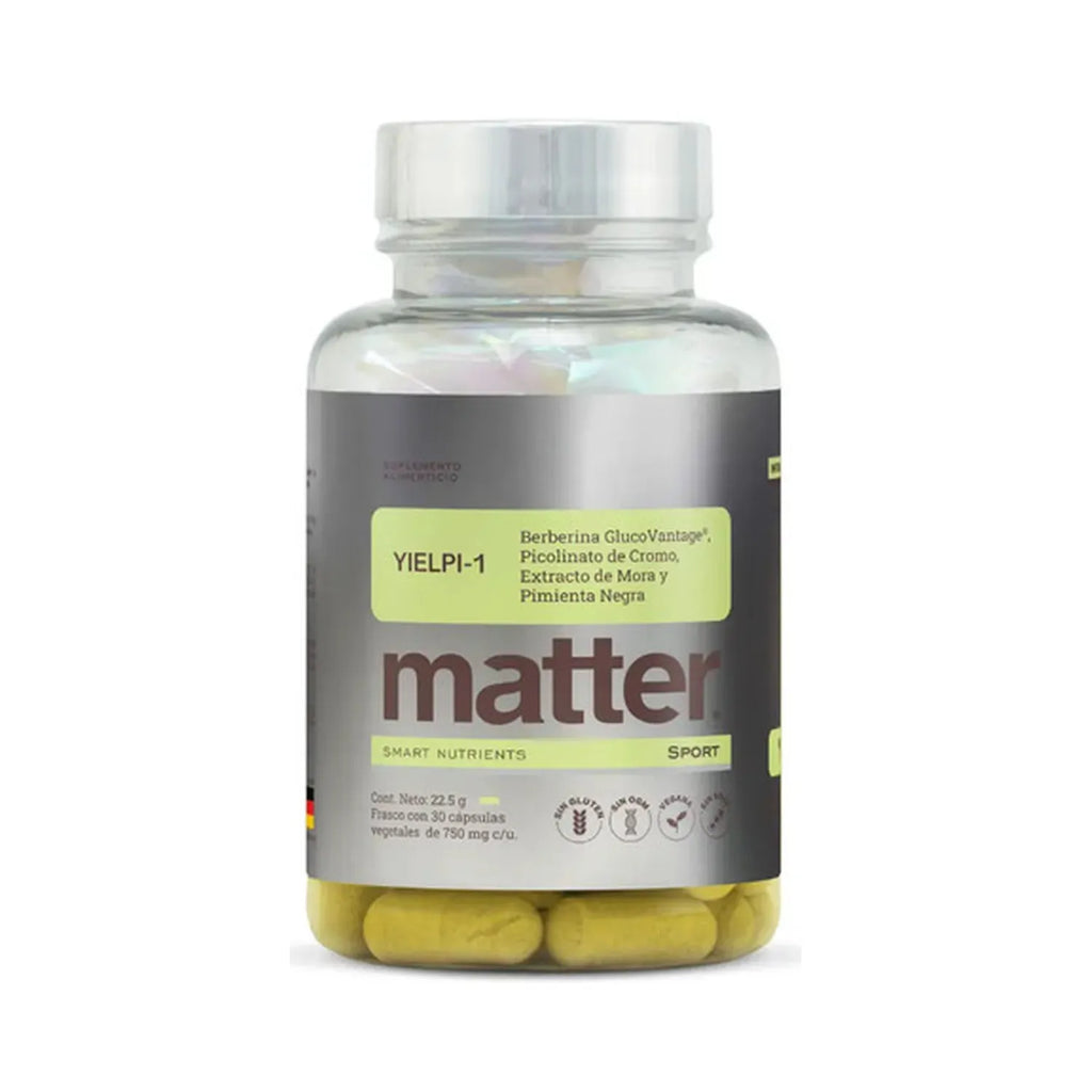 You Matter Yielpi-1 Berberina GlucoVantage | 750 mg | 30 Cápsulas | Equilibrio Metabólico y Control del Apetito | Suplemento Alimenticio