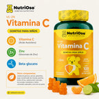 Solanum Nutrioso Gomitas para Niños a base de Vitamina C + Zinc 100 gomitas