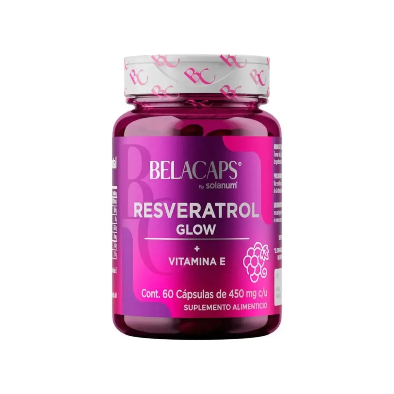 Belacaps Resveratrol Glow con 60 capsulas