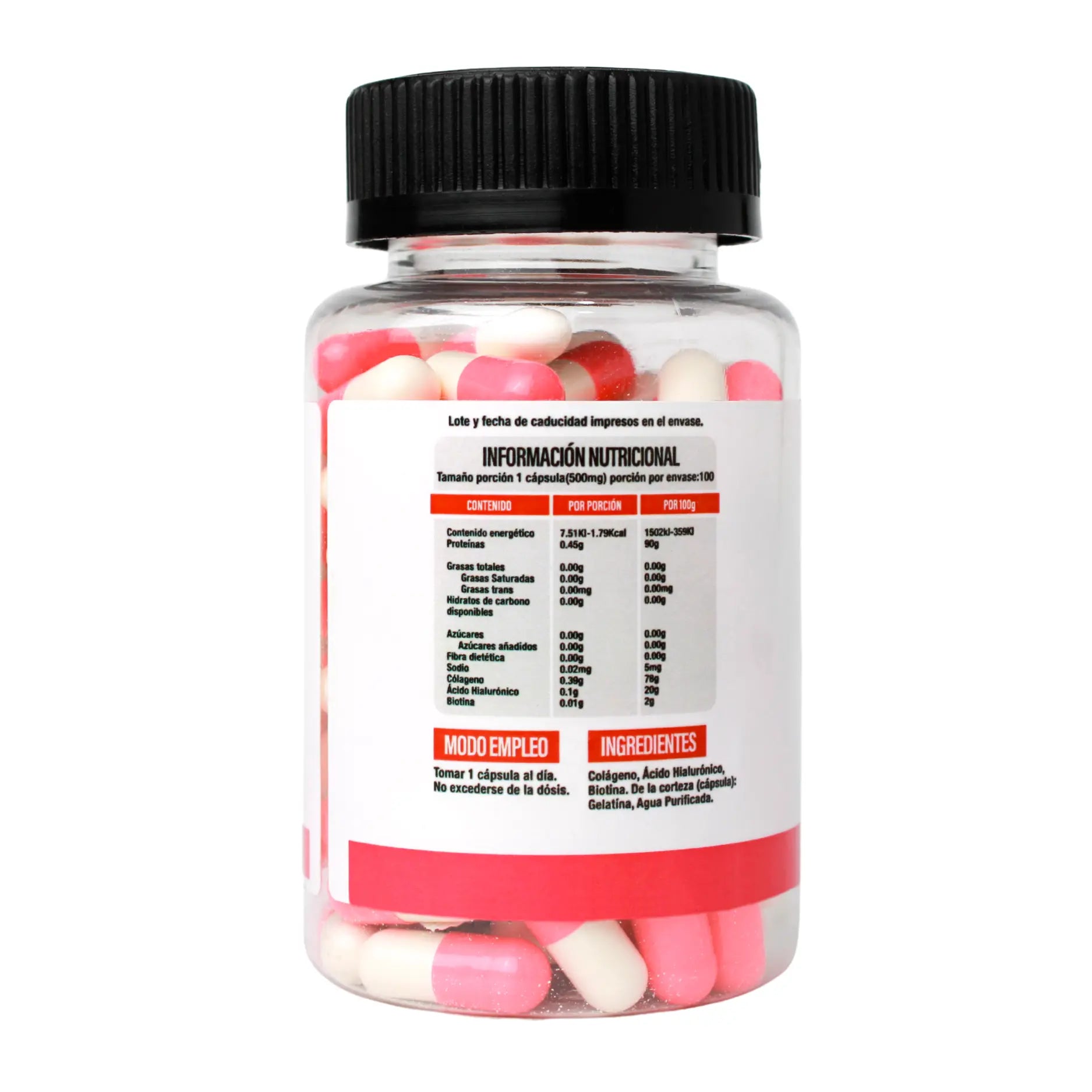 Superlabs Nutrition Biotina 500mg 100 Capsulas sfn