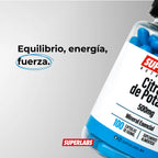 Superlabs Nutrition Citrato de potasio 500mg 100 Capsulas sfn