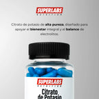 Superlabs Nutrition Citrato de potasio 500mg 100 Capsulas sfn