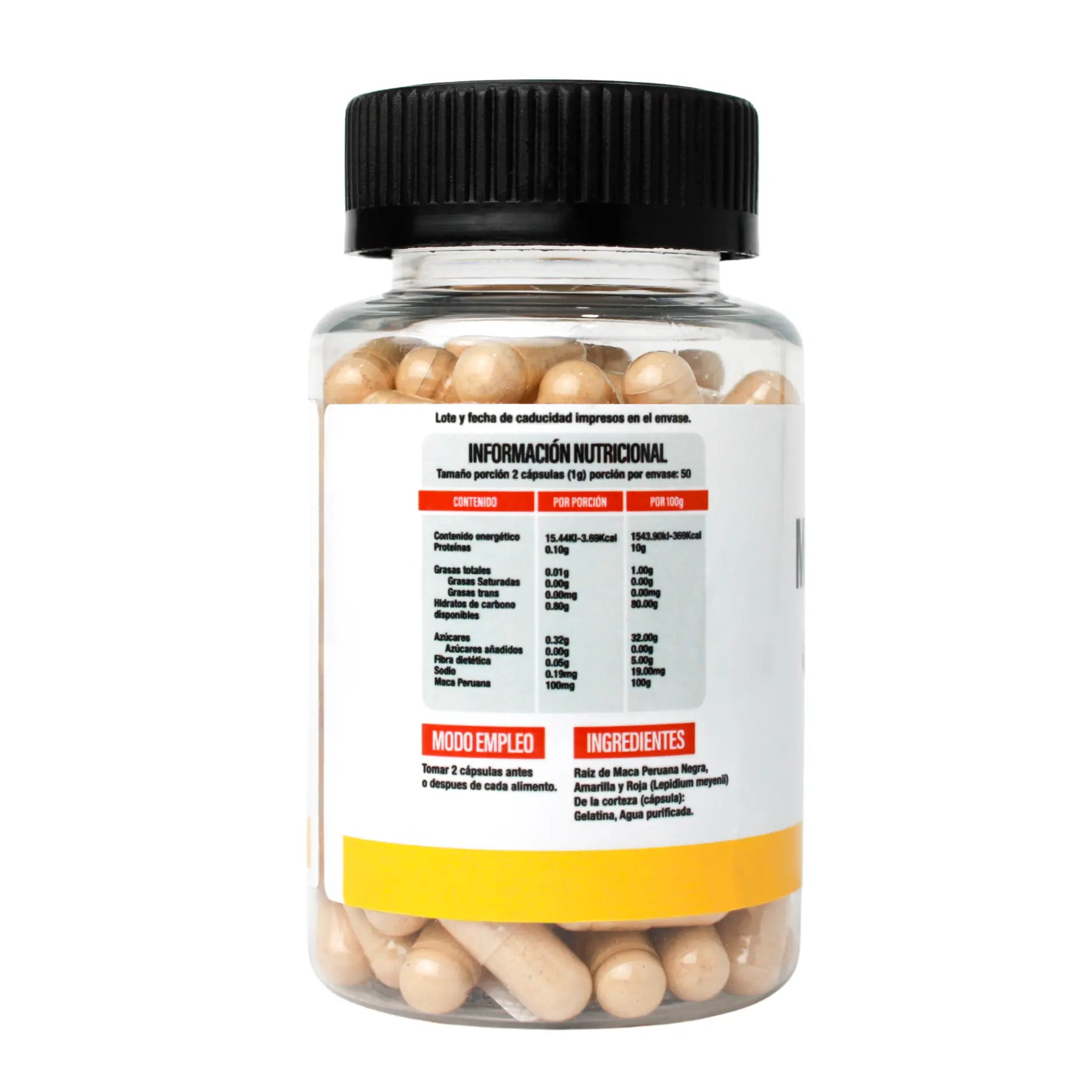 Superlabs Nutrition Maca Premium 500 Mg 100 Capsulas Sfn