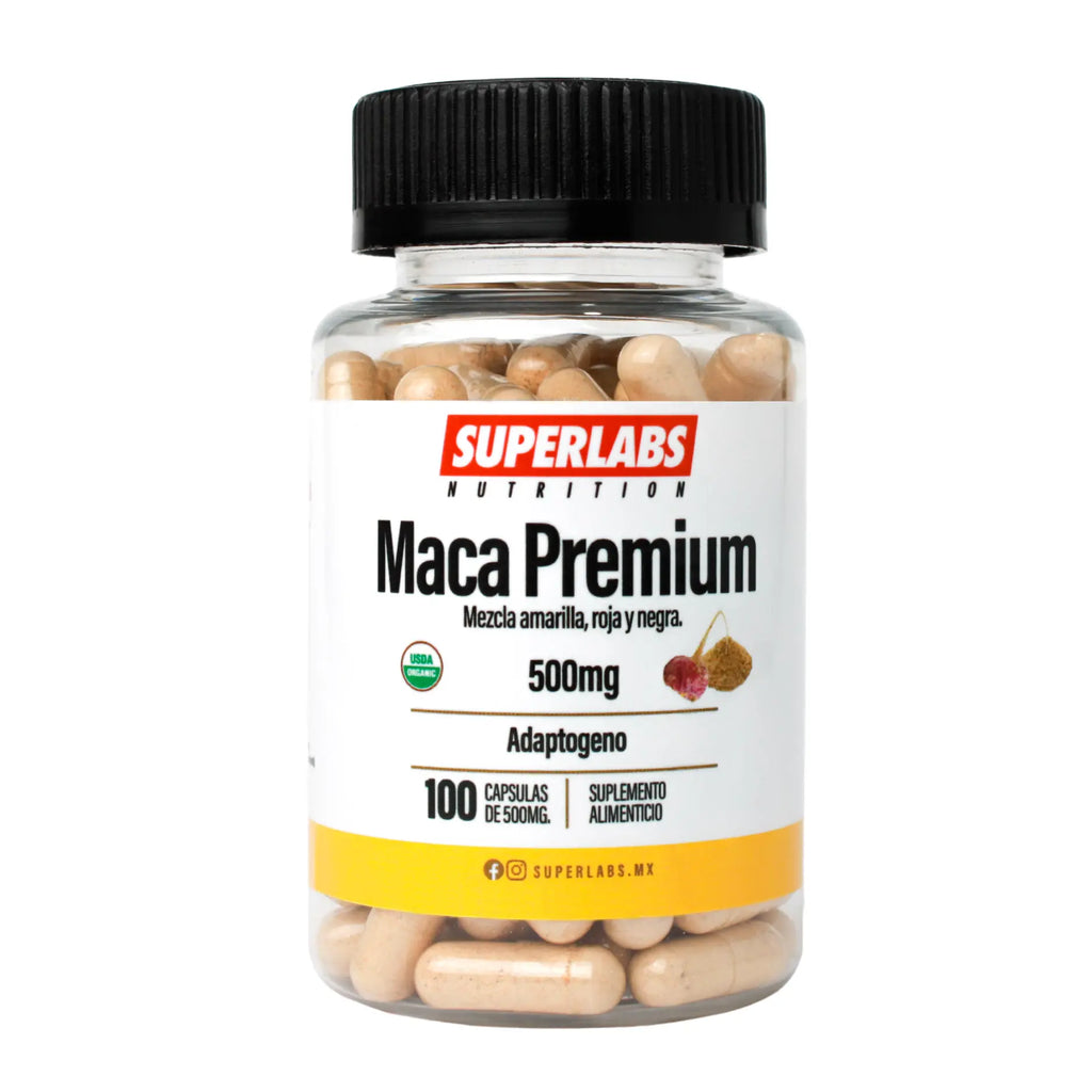 Superlabs Nutrition Maca Premium 500 Mg 100 Capsulas Sfn