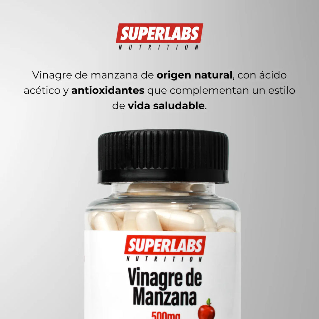Superlabs Nutrition Vinagre De Manzana 500mg 100 Caps Sfn
