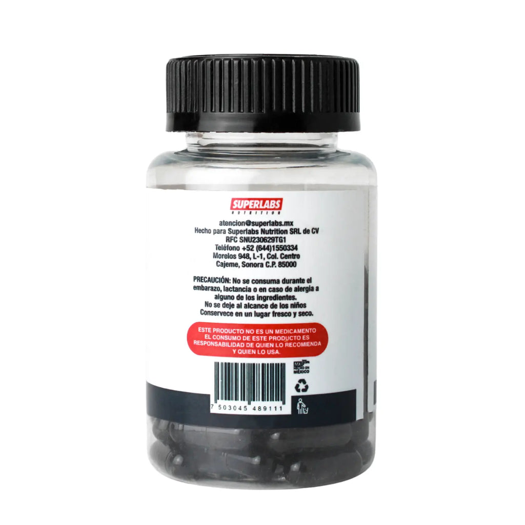 Superlabs Nutrition Ajo Negro 500mg 60 Capsulas Sfn
