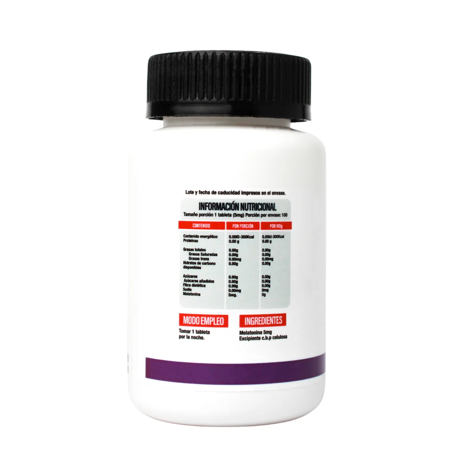 Superlabs Nutrition Melatonina 5mg 100 Tabletas sfn