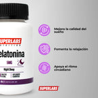 Superlabs Nutrition Melatonina 5mg 100 Tabletas sfn