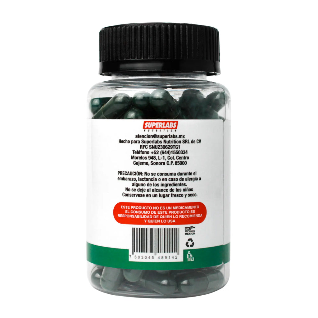 Superlabs Nutrition Alga Spirulina 500mg 100 Capsulas Sfn