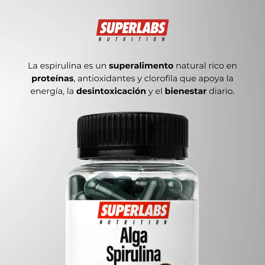 Superlabs Nutrition Alga Spirulina 500mg 100 Capsulas Sfn