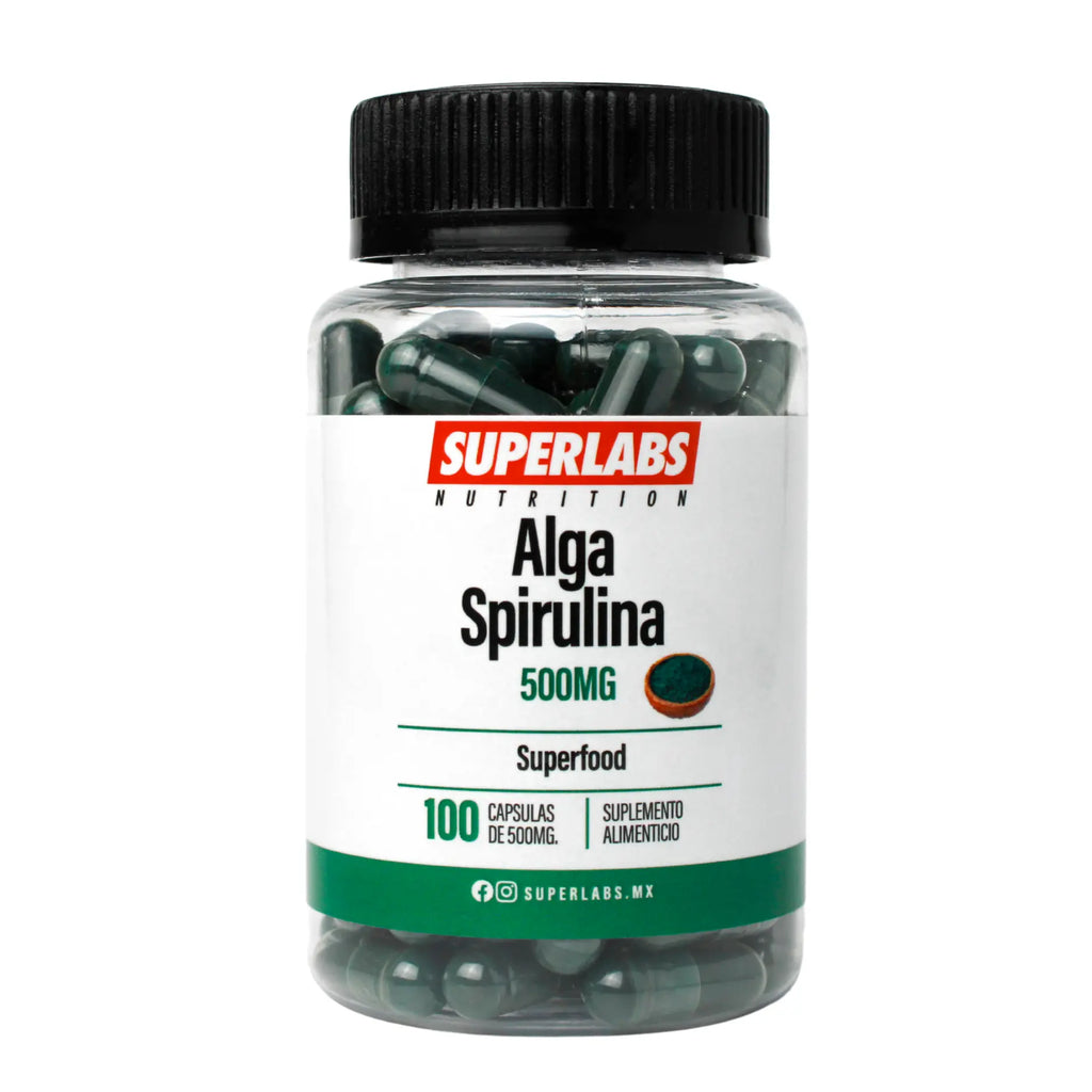 Superlabs Nutrition Alga Spirulina 500mg 100 Capsulas Sfn