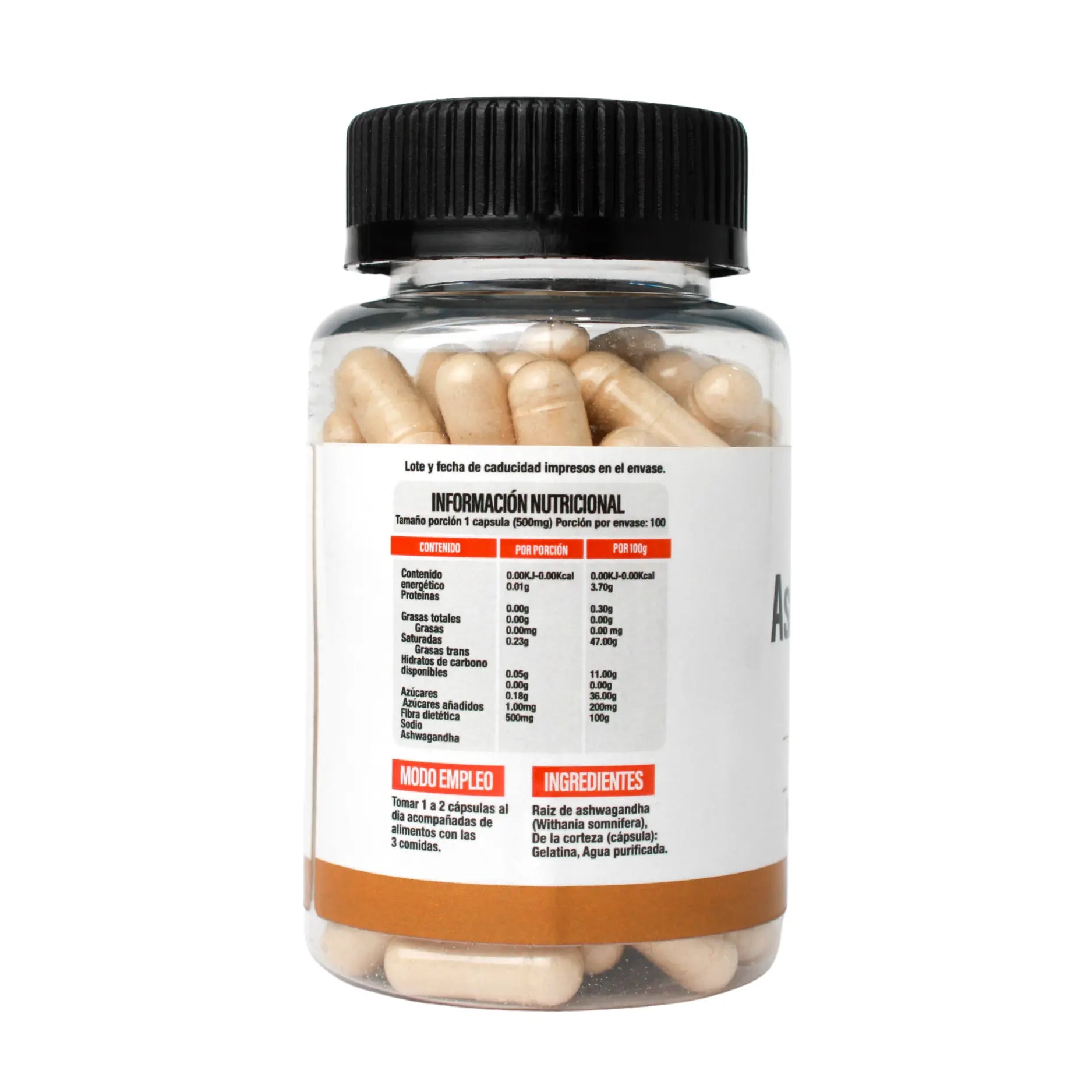 Superlabs Ashwa 500mg 100 Capsulas Apoyo Al Estres Sfn