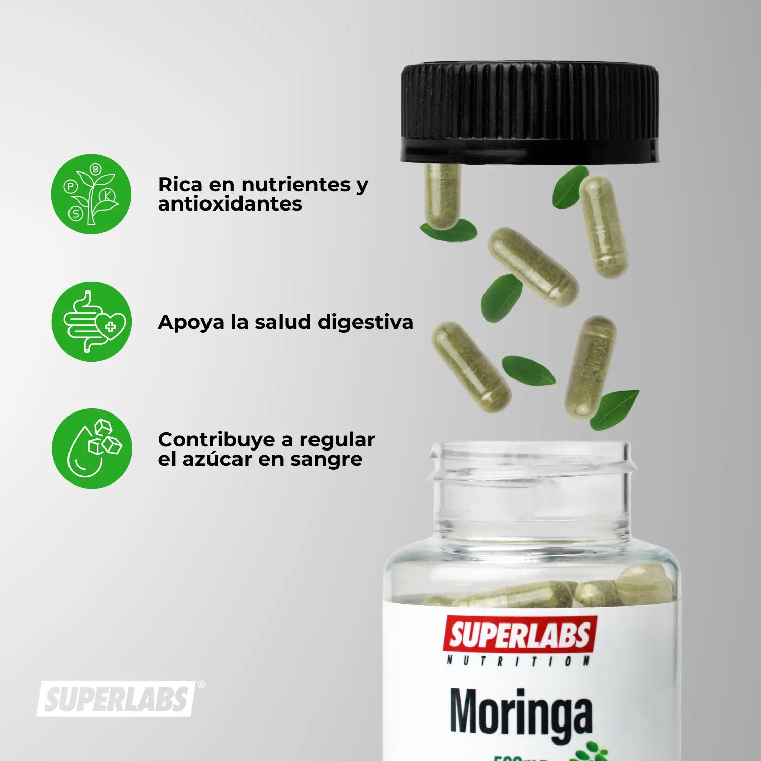 Superlabs Nutrition Moringa 500 Mg 100 Capsulas Sfn