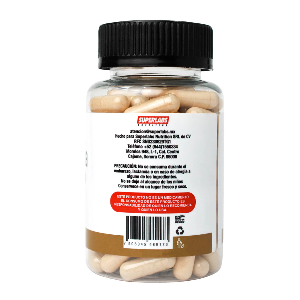 Superlabs Nutrition Maca Peruana 500mg 100 Capsulas Sfn