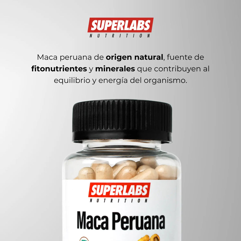 Superlabs Nutrition Maca Peruana 500mg 100 Capsulas Sfn