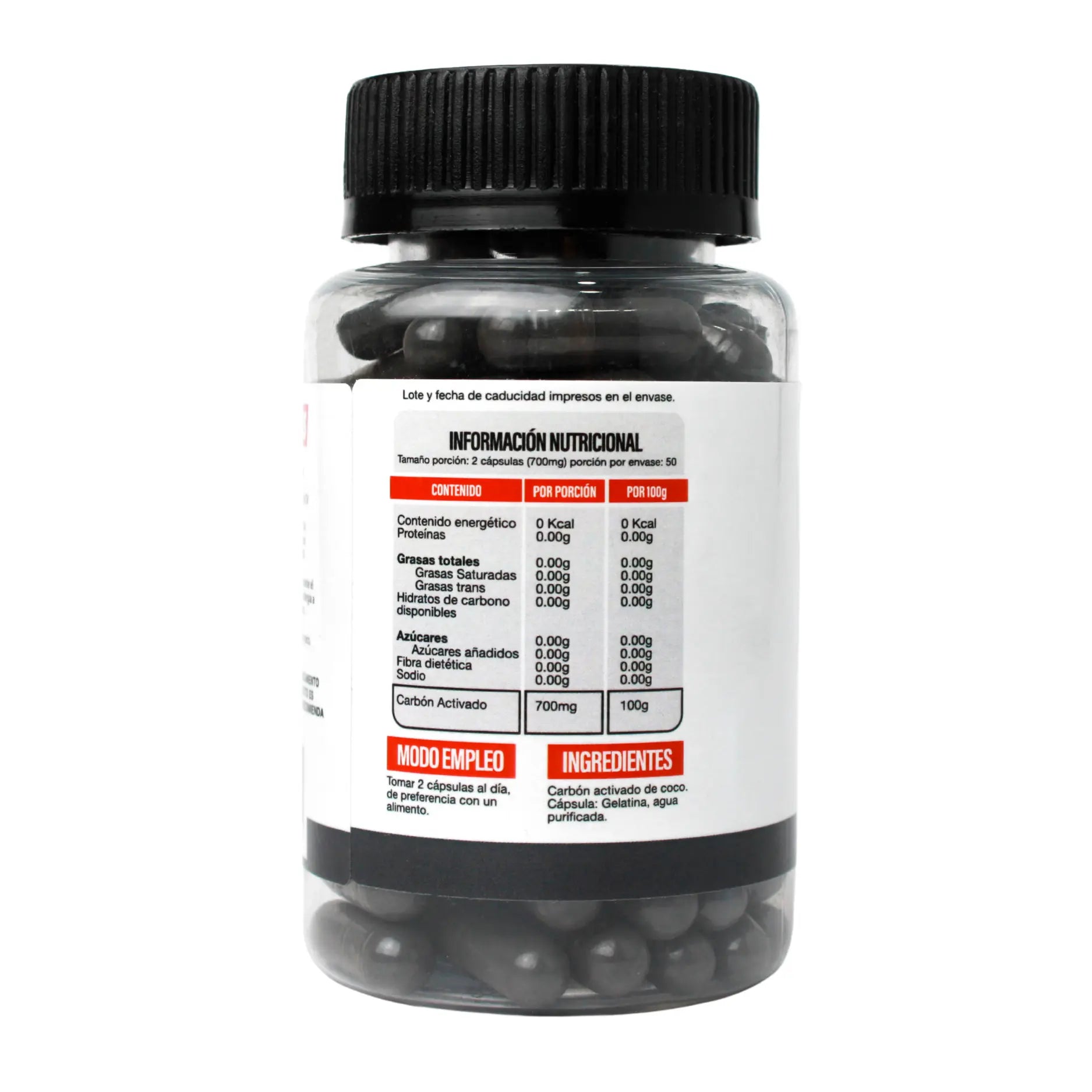 Superlabs Nutrition Carbon Activado 100 caps