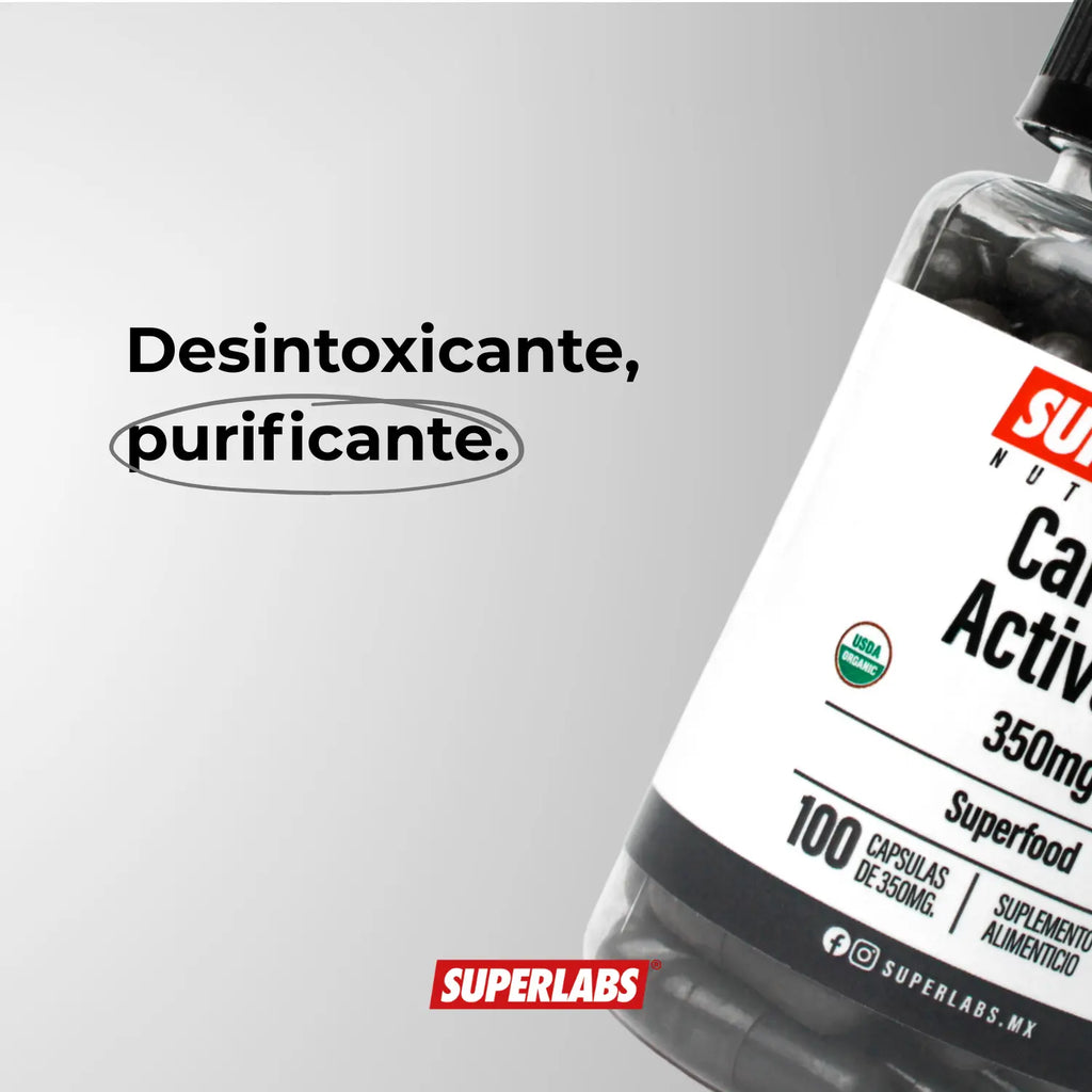 Superlabs Nutrition Carbon Activado 100 caps