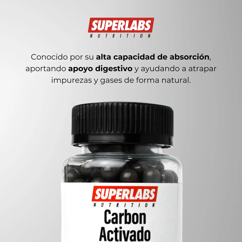 Superlabs Nutrition Carbon Activado 100 caps