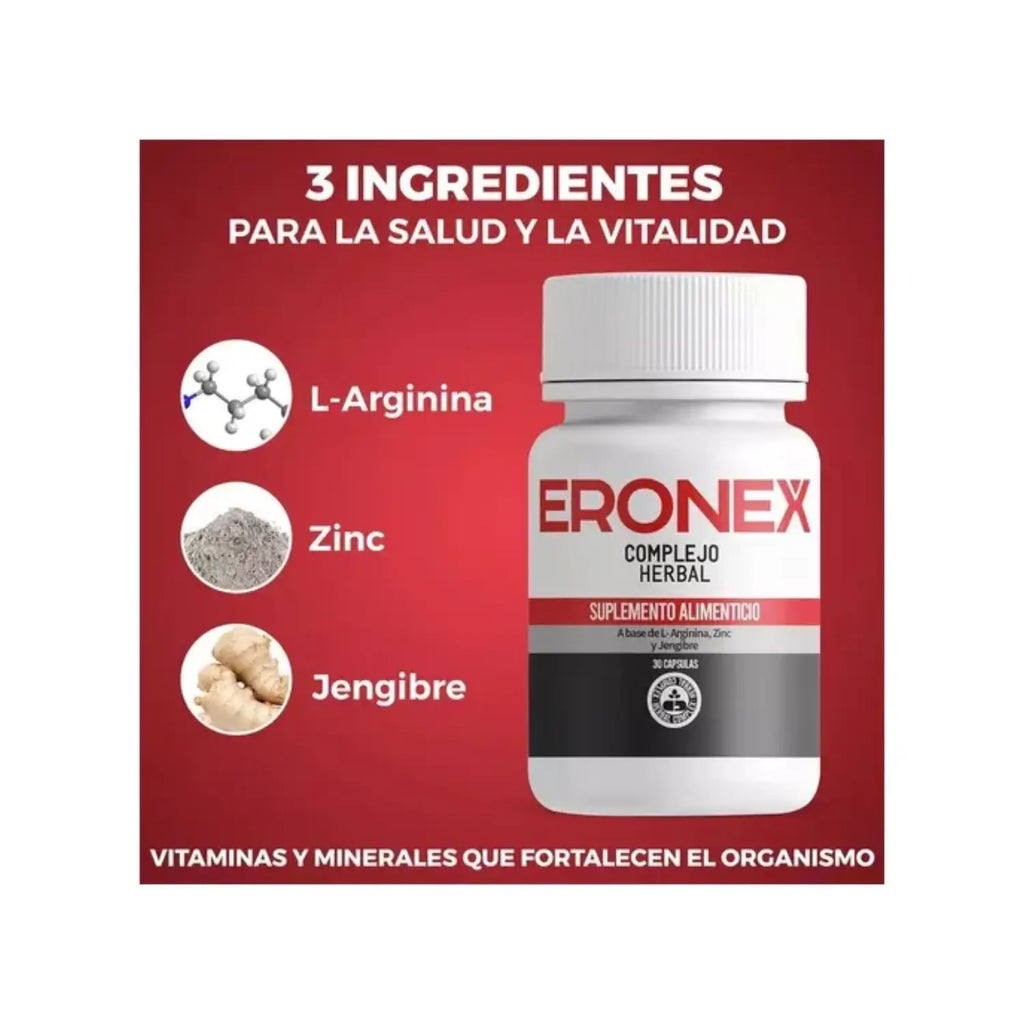 ERONEX COMPLEJO HERBAL SALUD DE LA PROSTATA 20CAPS SFN