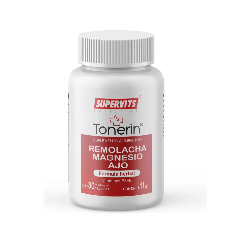 Supervits Tonerin Suplemento Alimenticio 30 Capsulas