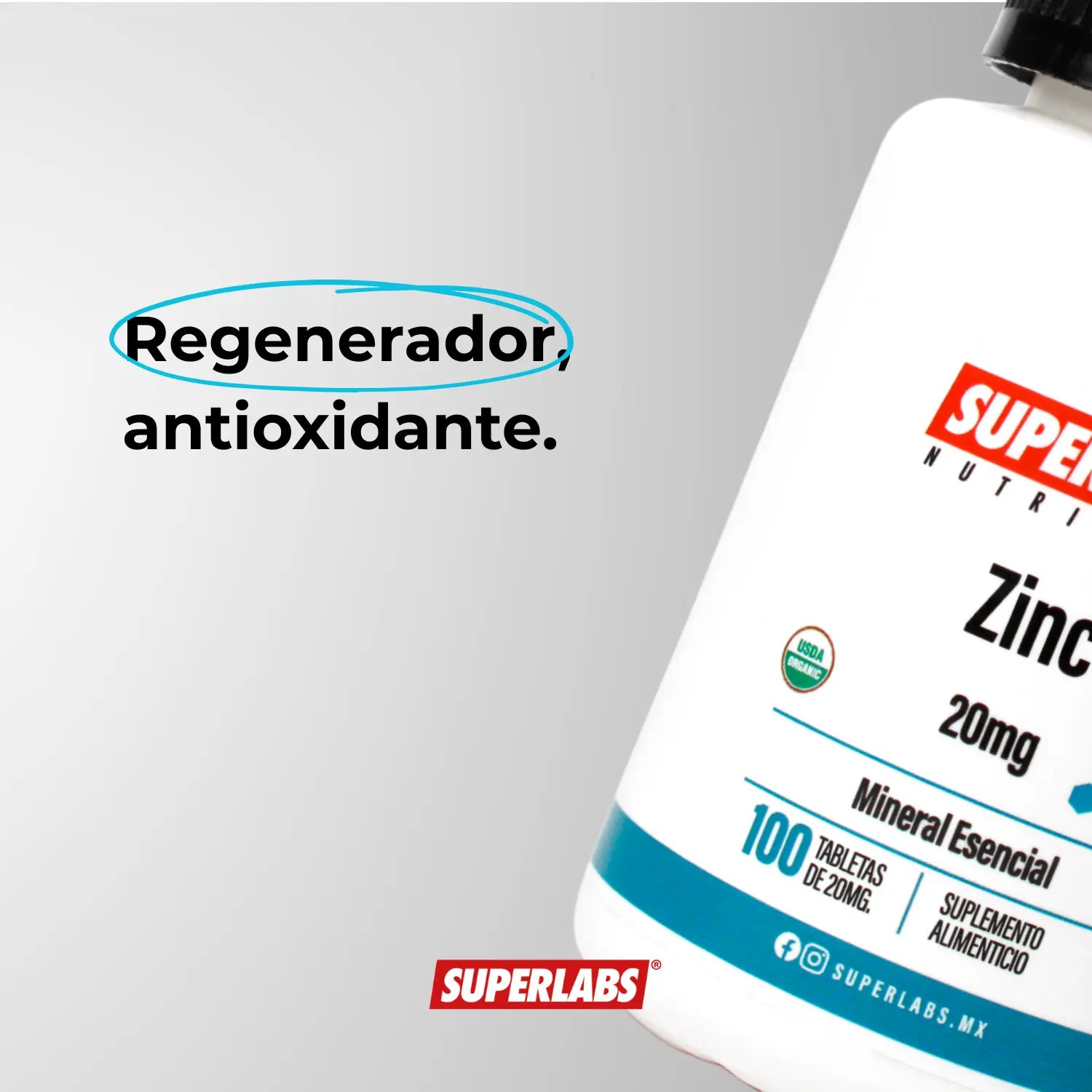 Superlabs Nutrition Zinc 20 mg  sfn
