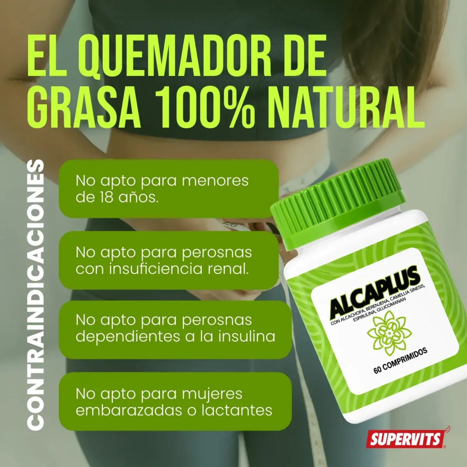 Supervits Suplemento Alcaplus De Alcachofa 60 Capsulas