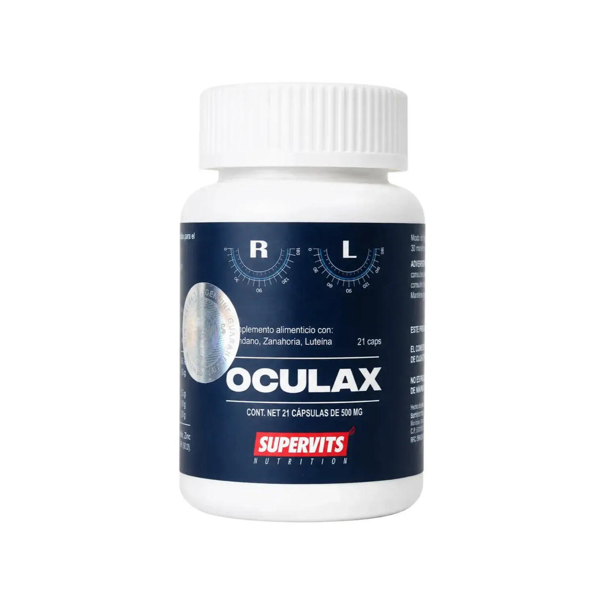 Supervits Suplemento Oculax para Restaurar Y Mejorar Vision 21 Capsulas