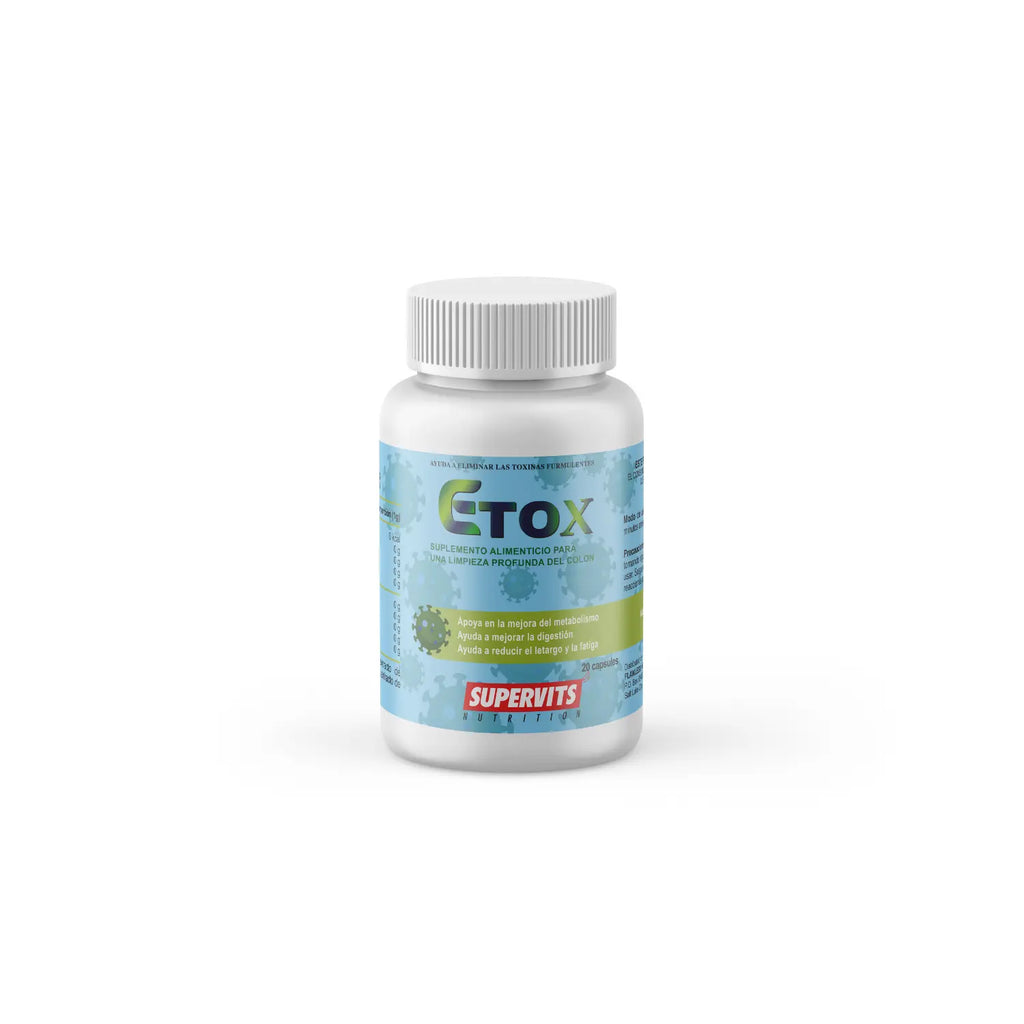 Suplemento Etox Elimina Los Parásitos Intestinales 20c Sfn