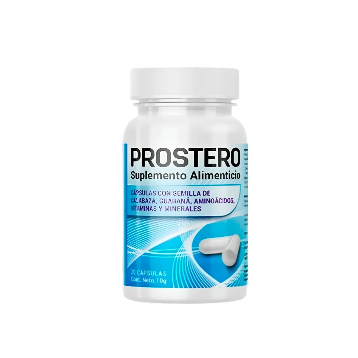 Suplemento Alimenticio Prostero Alivia Síntomas De Próstata 20 capsulas