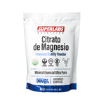 Superlabs Nutrition CITRATO DE MAGNESIO EN POLVO 500 gr