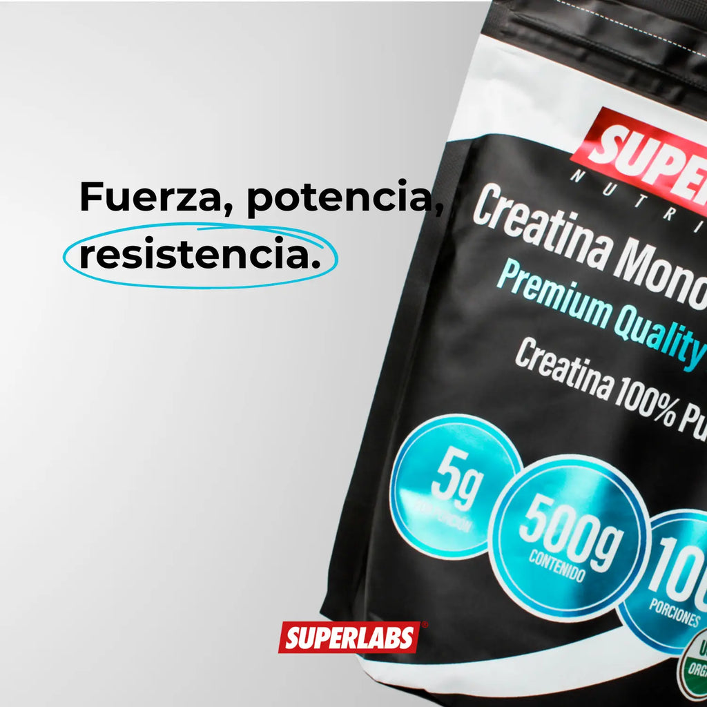 Superlabs Nutrition CREATINA 500 GRAMOS