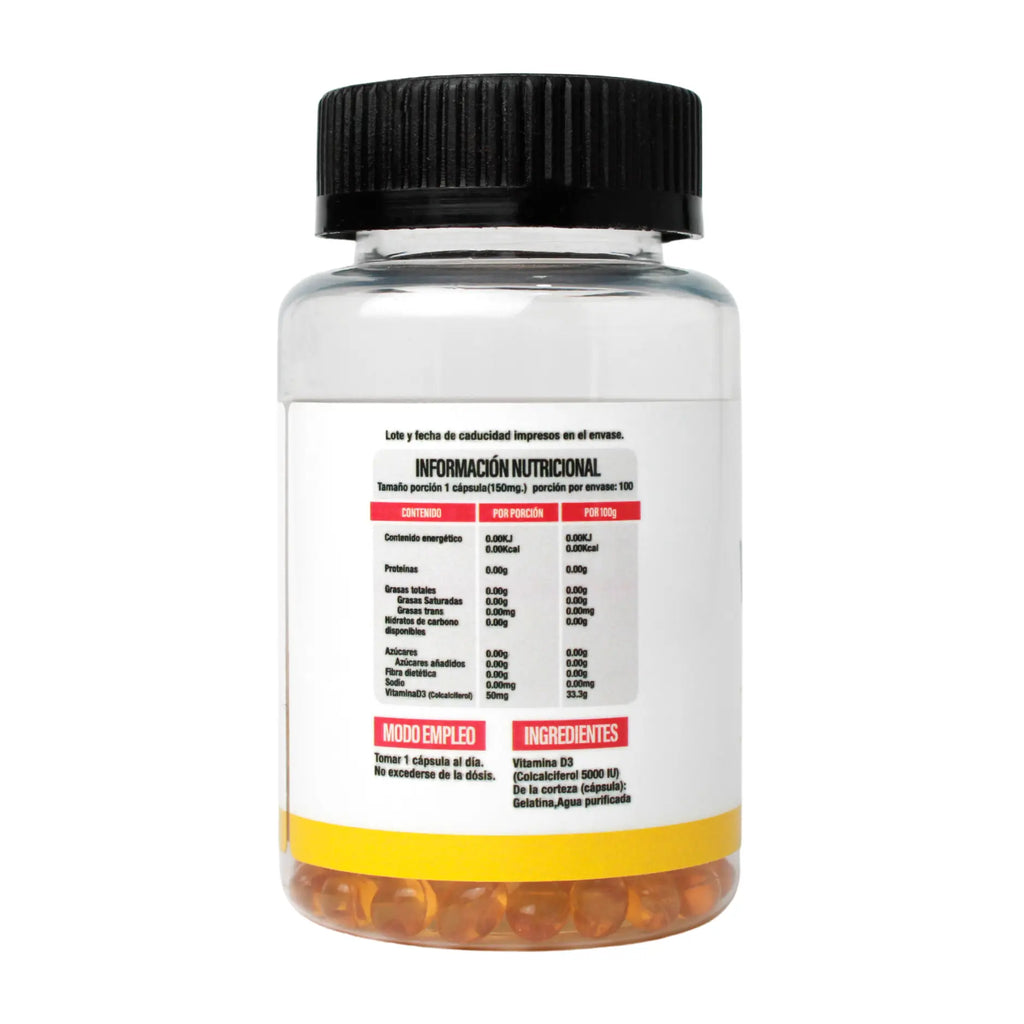 Superlabs Nutrition Vitamina D3 5000 Iu 100 Softgels Sfn