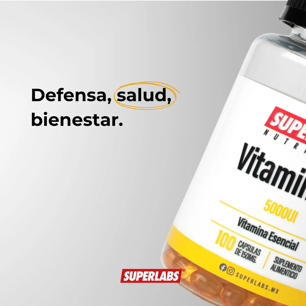 Superlabs Nutrition Vitamina D3 5000 Iu 100 Softgels Sfn