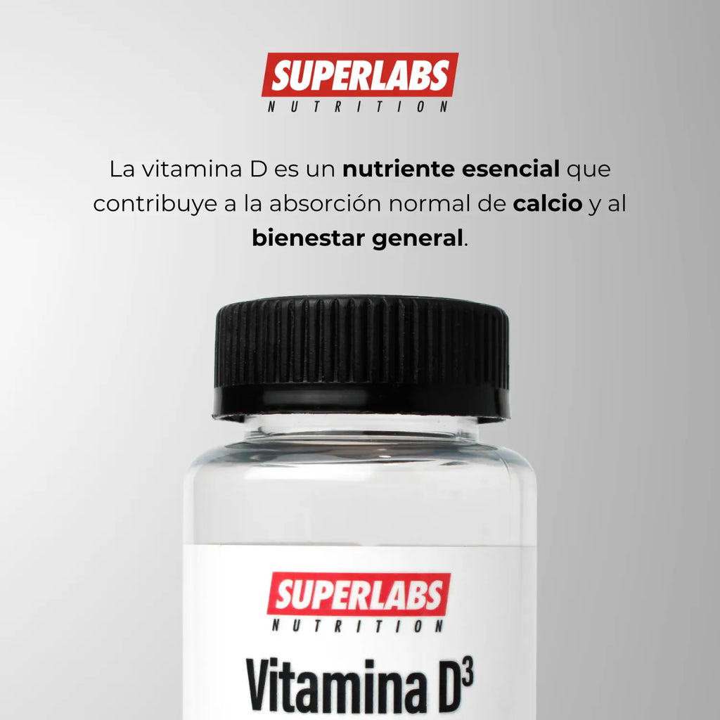 Superlabs Nutrition Vitamina D3 5000 Iu 100 Softgels Sfn