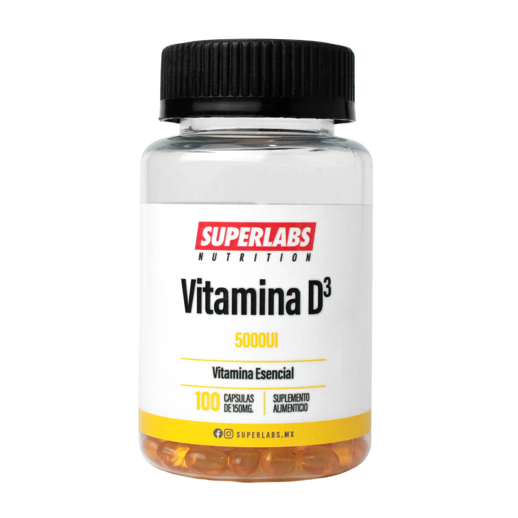 Superlabs Nutrition Vitamina D3 5000 Iu 100 Softgels Sfn