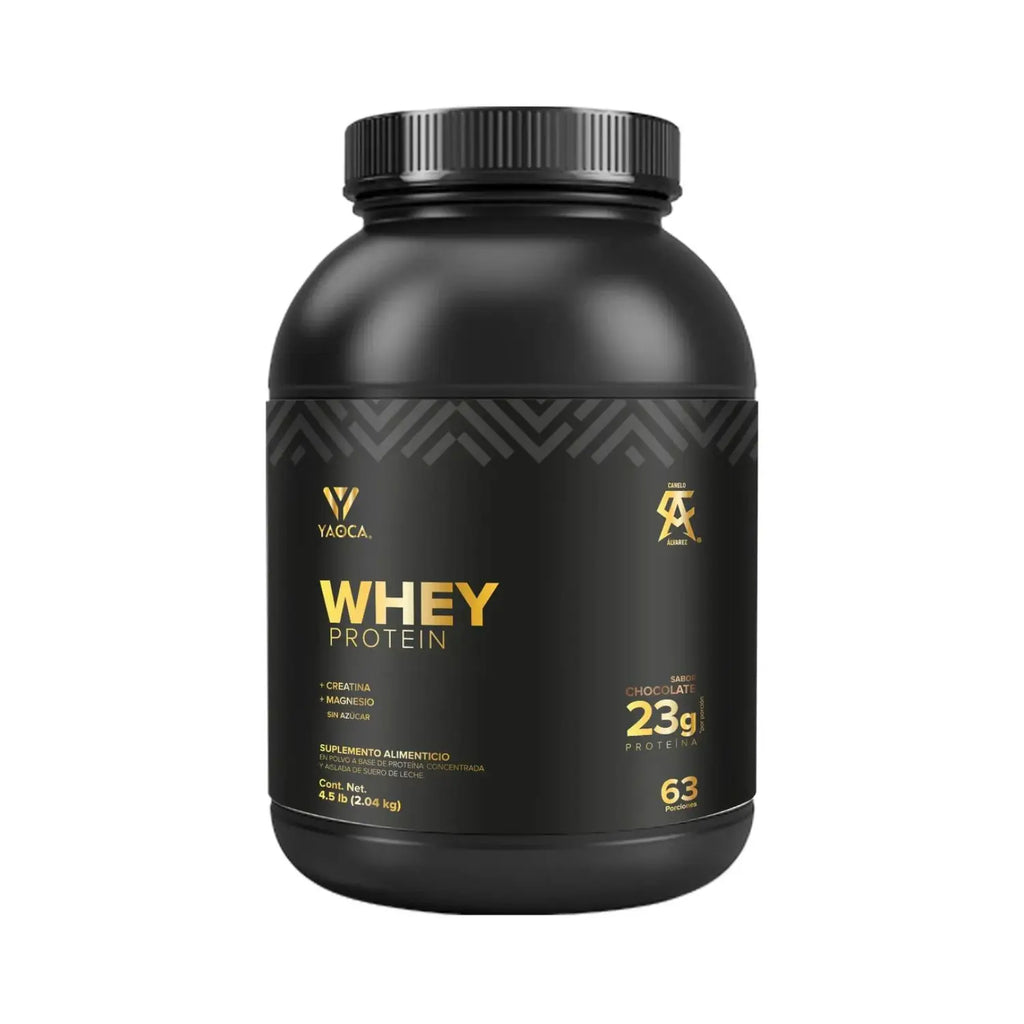 YAOCA Proteína Whey Polvo Chocolate 4.5lb