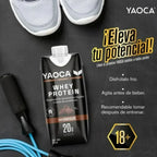 YAOCA Whey Protein Bebible Chocolate 330ml (18pack)