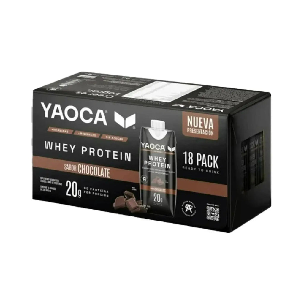 YAOCA Whey Protein Bebible Chocolate 330ml (18pack)