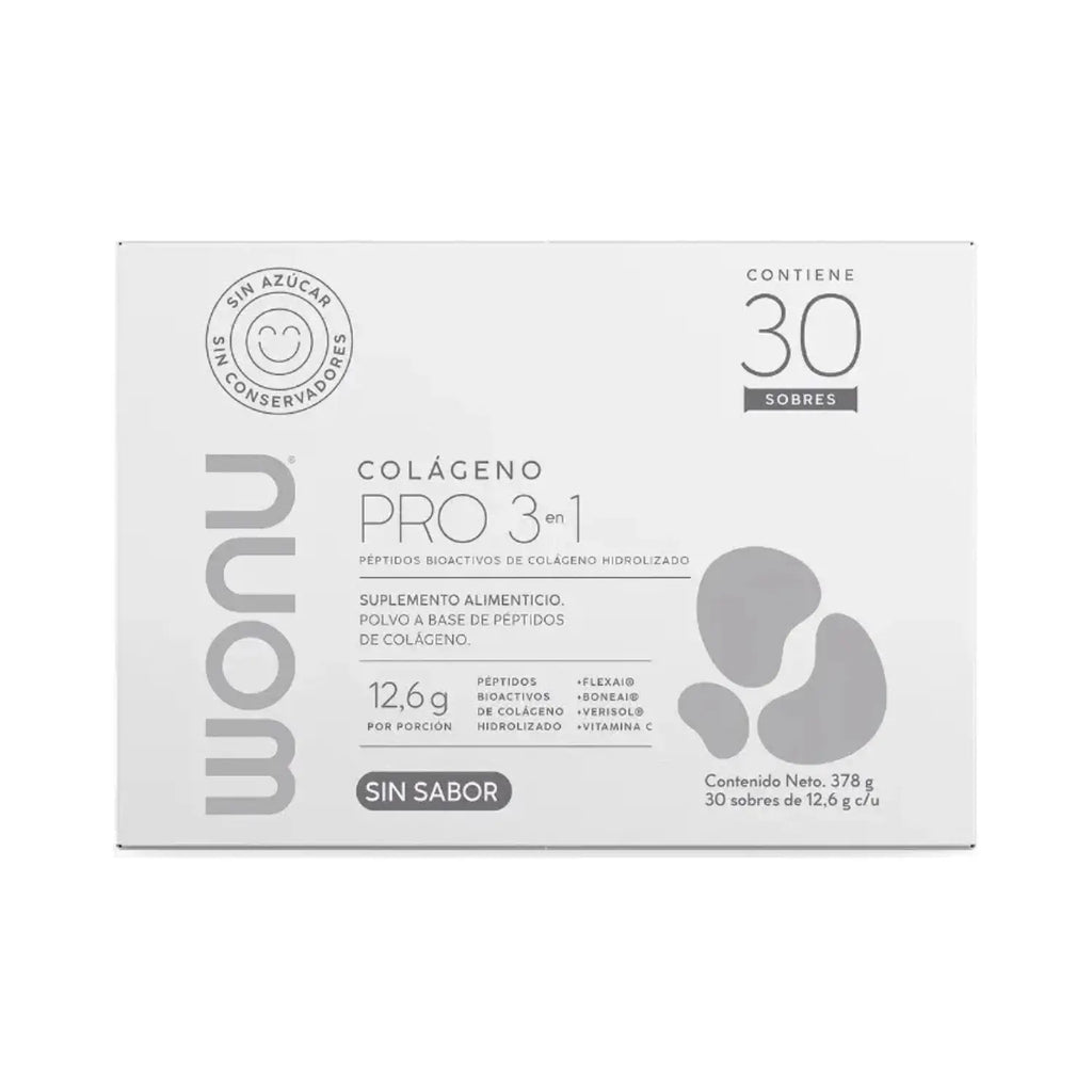 WONU Colágeno PRO 3 en 1 12.5g (30 pack)