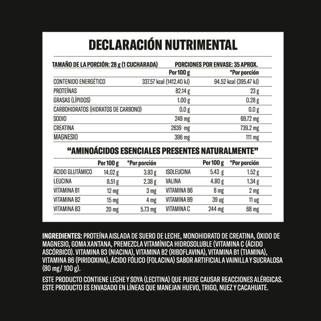 SF BY YAOCA Proteína Isolate Chocolate 1kg