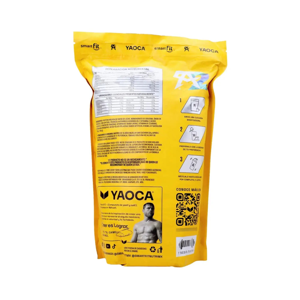yaoca smarfit proteina isolate1kg sabor vainilla