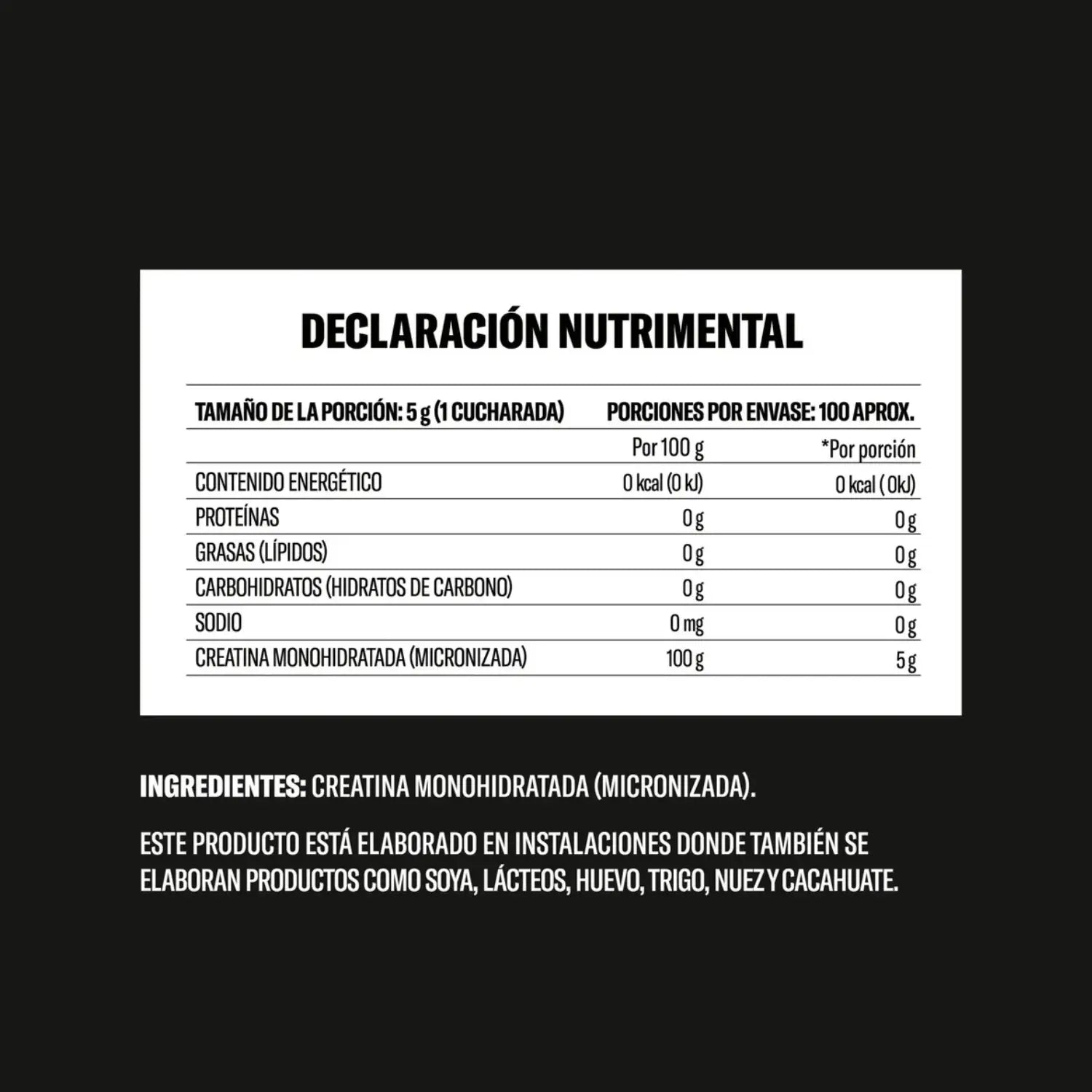 SF BY YAOCA Creatina Monohidratada 500g