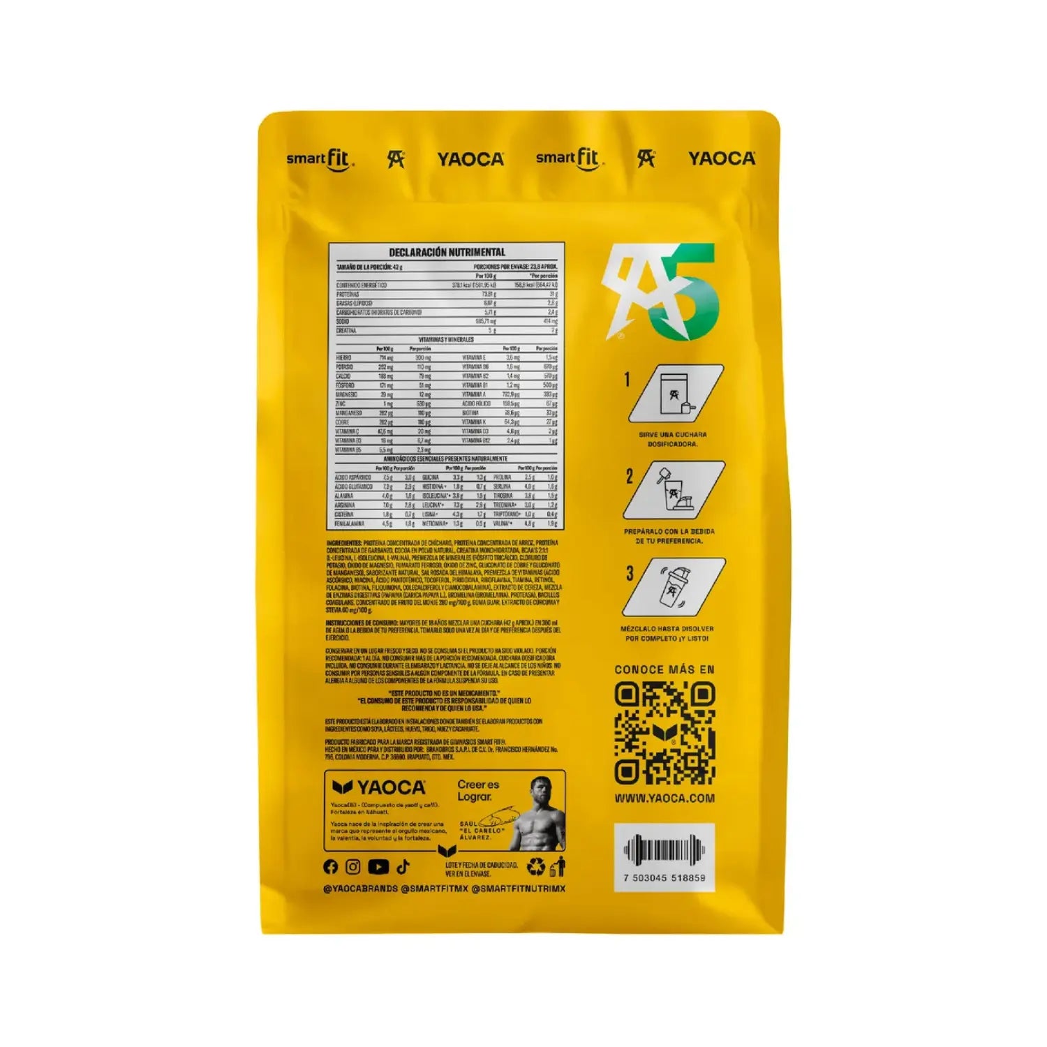 SF BY YAOCA Proteína Vegana Chocolate 1kg