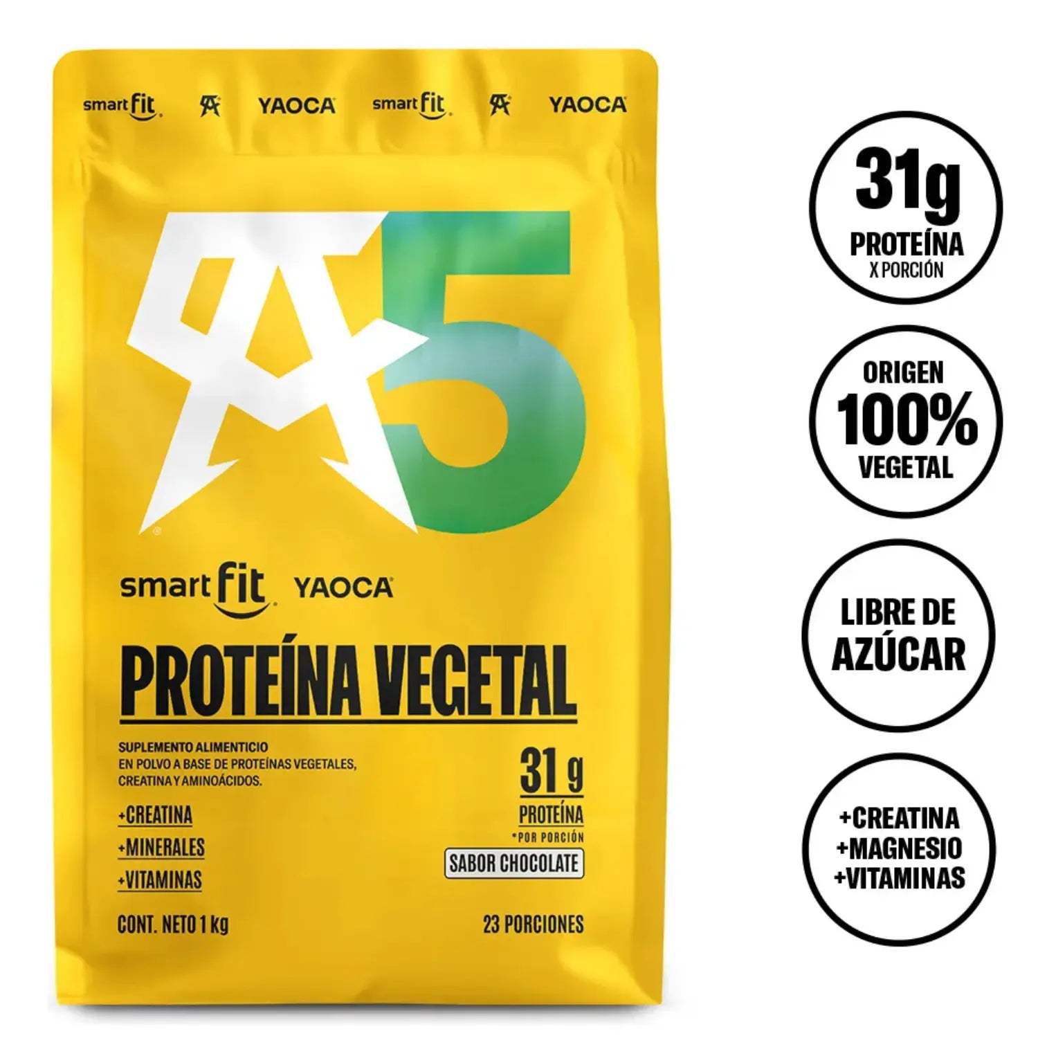 SF BY YAOCA Proteína Vegana Chocolate 1kg