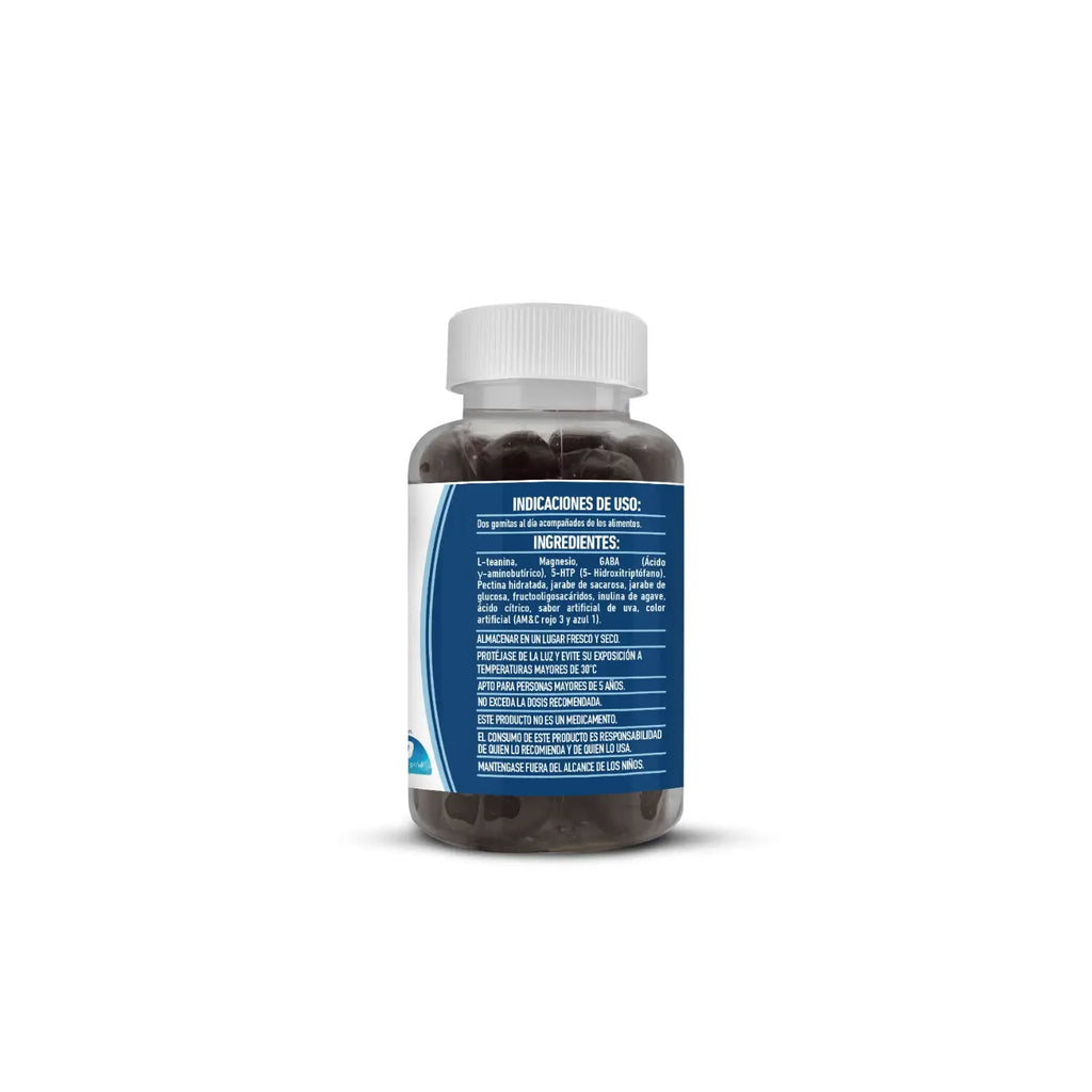 protgt zen-t L teanina magnesio gaba 5 htp 60 gomitas sfn