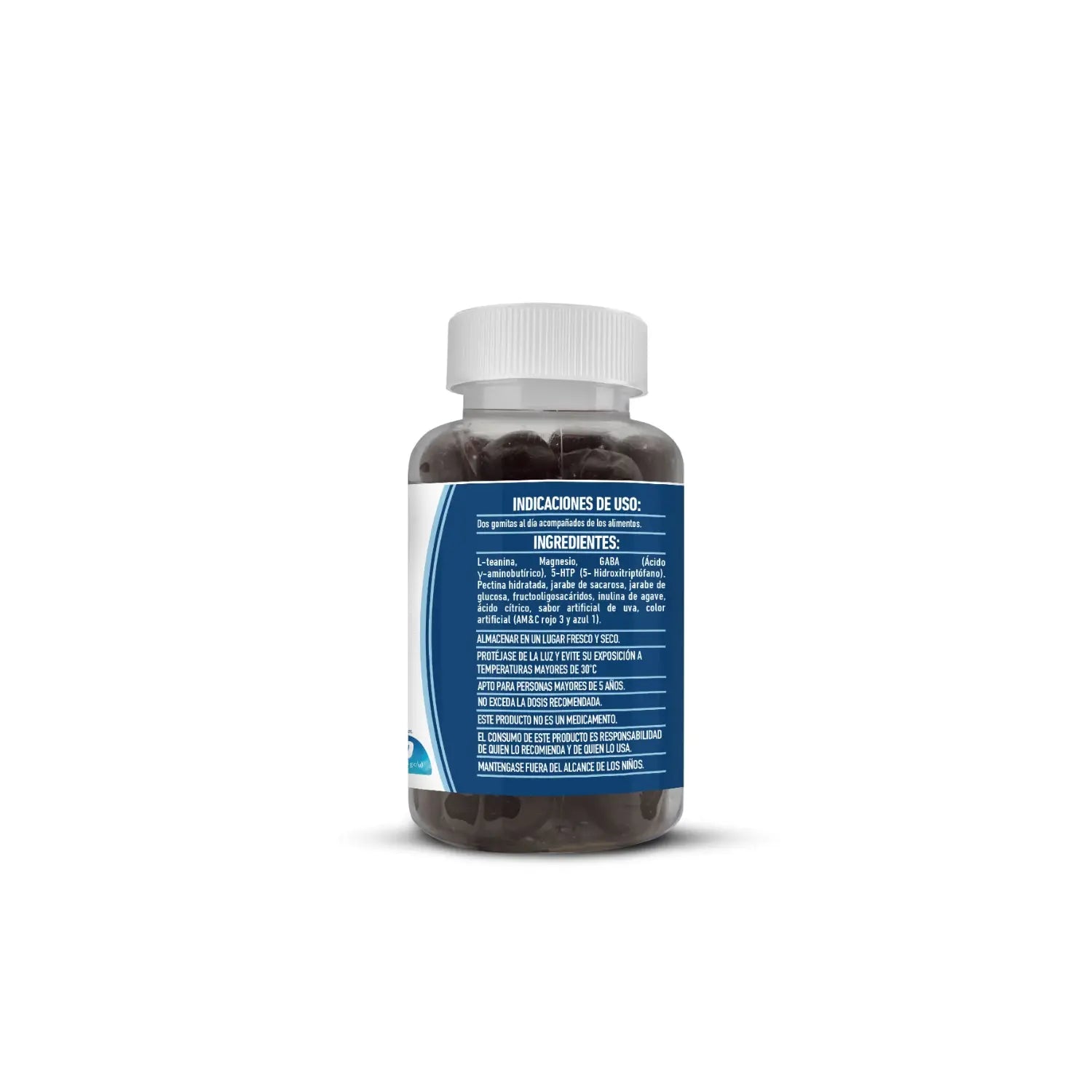 protgt zen-t L teanina magnesio gaba 5 htp 60 gomitas sfn