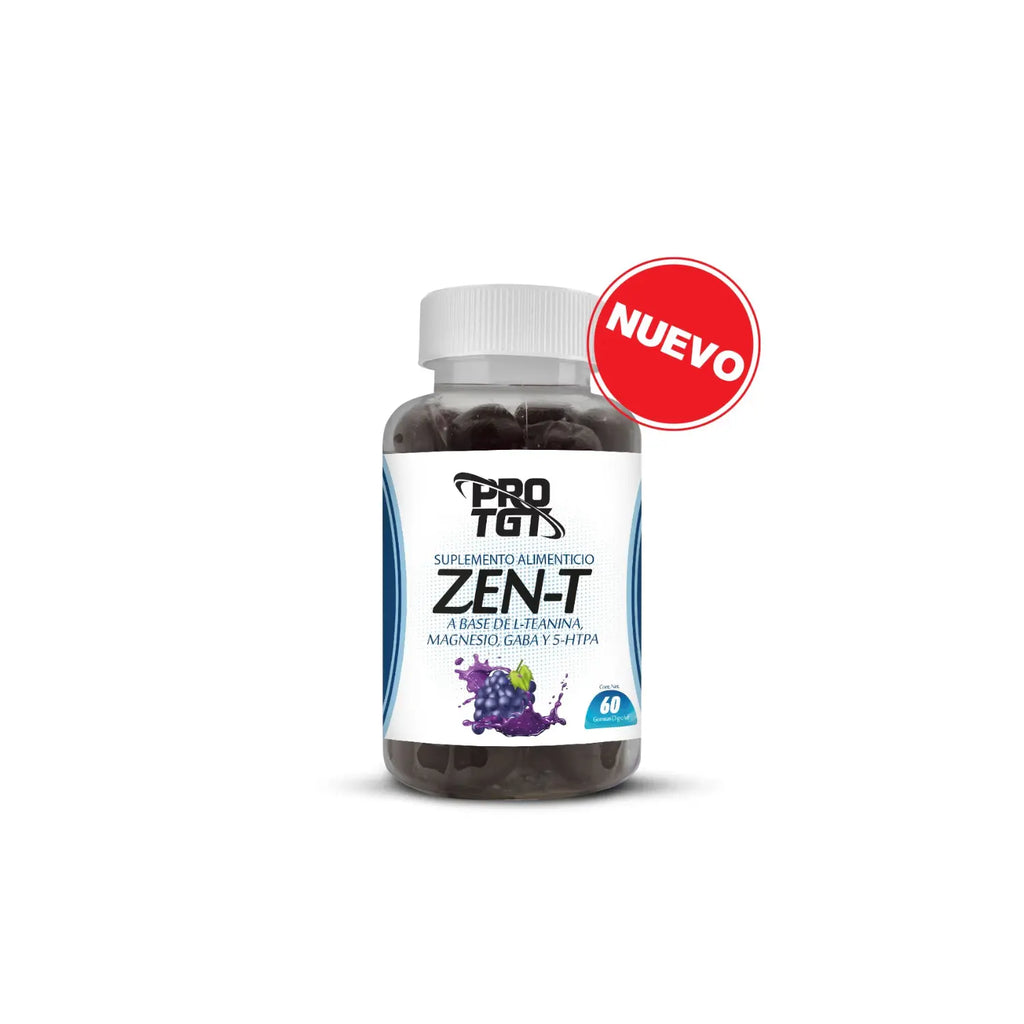 protgt zen-t L teanina magnesio gaba 5 htp 60 gomitas sfn