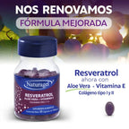 Naturagel Resveratrol Con Aloe Vera + Vitamina E + Colageno tipo I & II Con 30 Capsulas